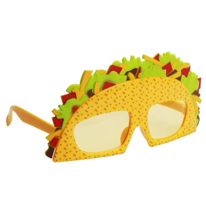 FRECI Sandwich Eyeglasses Novelty Funny Eye Glasses Sunglasses Eyewear for Adults Kids - Yellow - Image 4